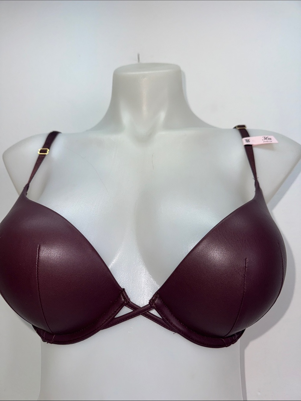Victoria's Secret Plum Plunge bombshell Push-Up Bra Sz 36B NWT